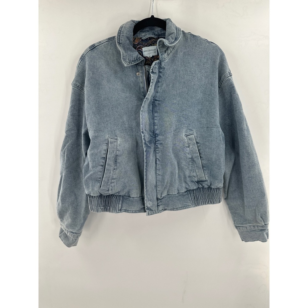 Anthropologie Avec Les Filles Bomber Jacket Full Zip Medium - Picture 2 of 5